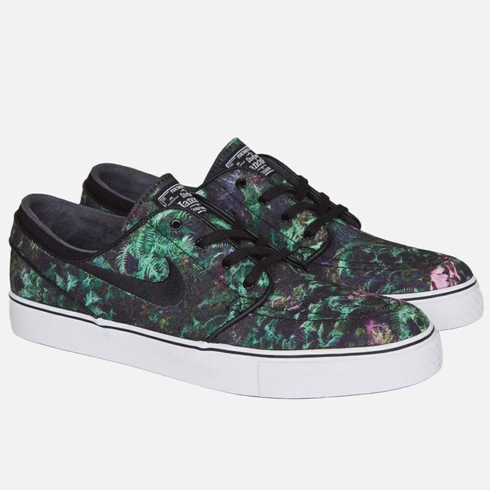 NIKE SB Stefan Janoski CNVS PRM Premium Palm Leaves 705190-301 - Size 10 US